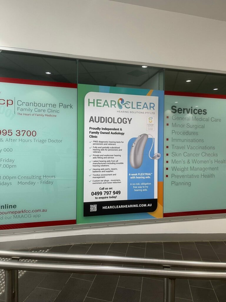 Window Graphics Medical Clinic Cranbourne Sign Masters
