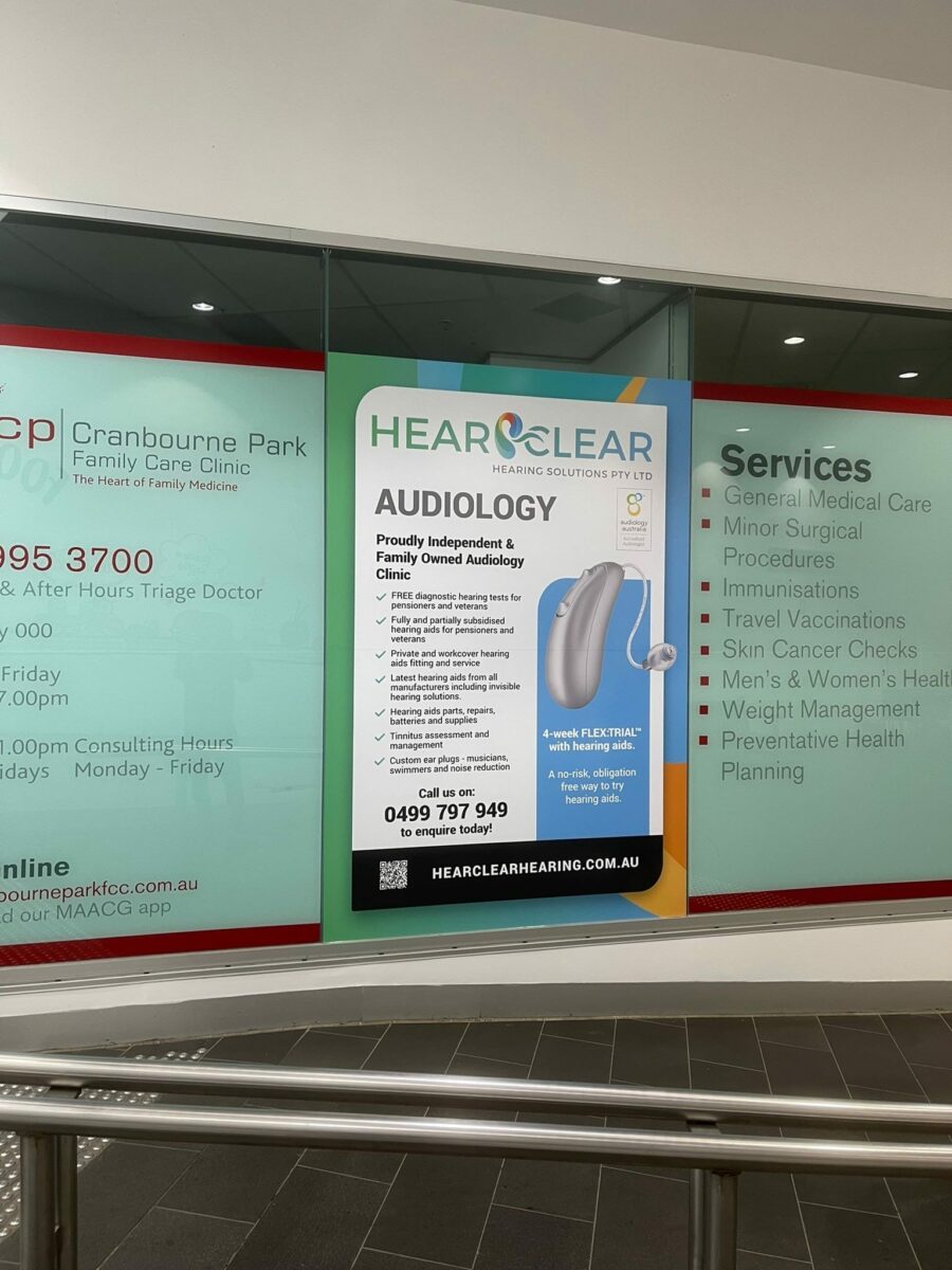 Window Graphics - Medical Clinic - Cranbourne